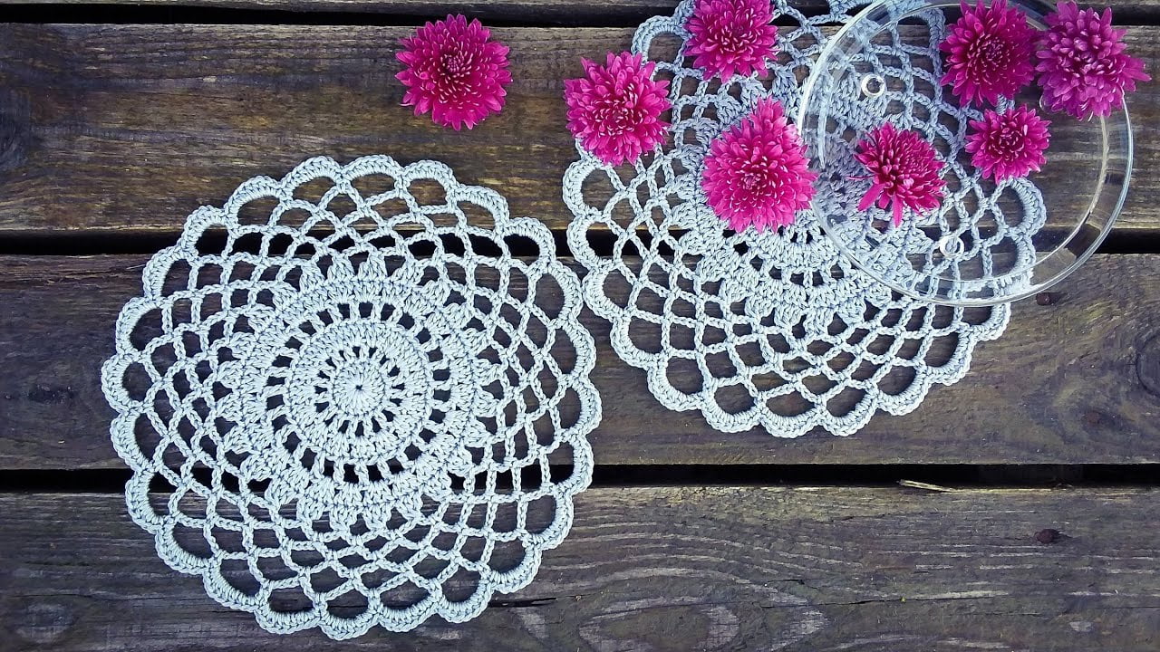 Crochet Doily Tutorial For Beginners