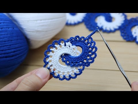 Супер простой и красивый УЗОР вязание крючком МК How to Crochet for Beginners Motif Step by step