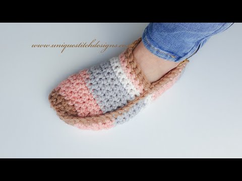 Crochet Fast and Easy Slippers for Beginners