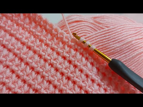 Süper Kolay Tığ İşi Bebek Battaniyesi Örgü Modeli Yapımı ~ Yeni Trend Örgü Battaniye Modelleri