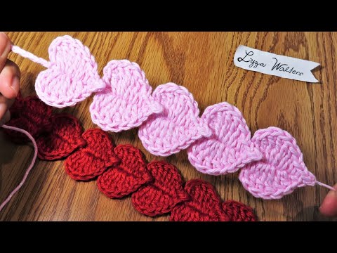 Crochet Chain of Hearts | Scrap Yarns Project Idea