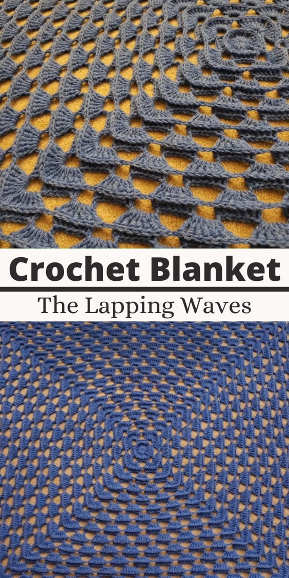 Crochet Blanket The Lapping Waves