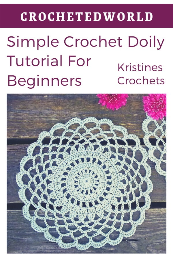 Crochet Doily - Tutorial For Beginners