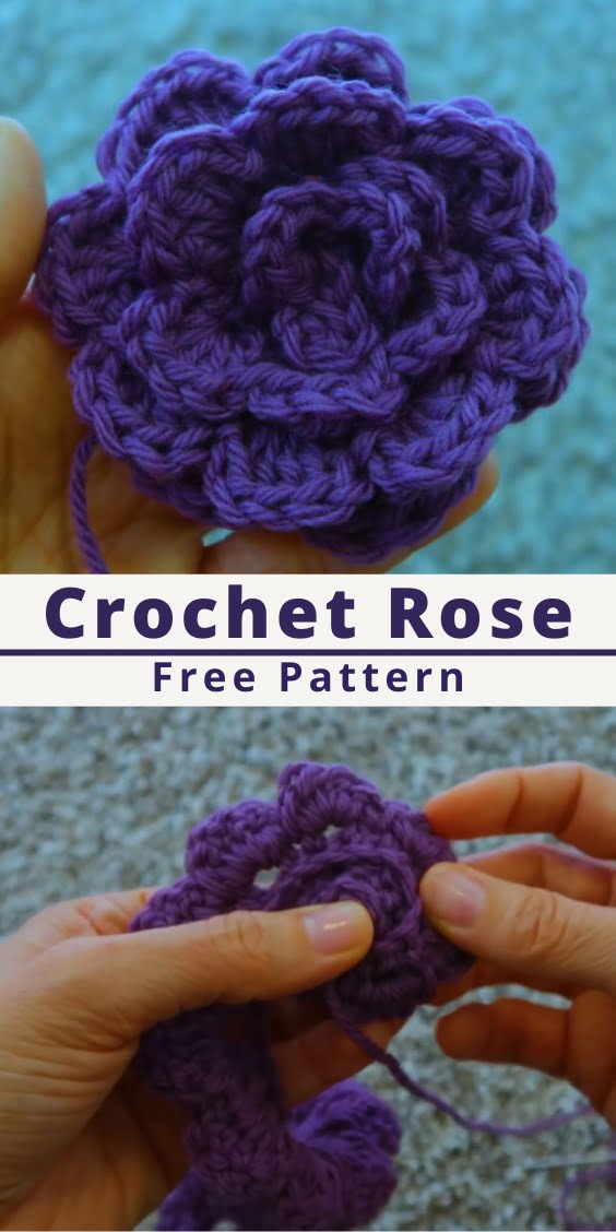 Crochet Rose Pattern For Beginners