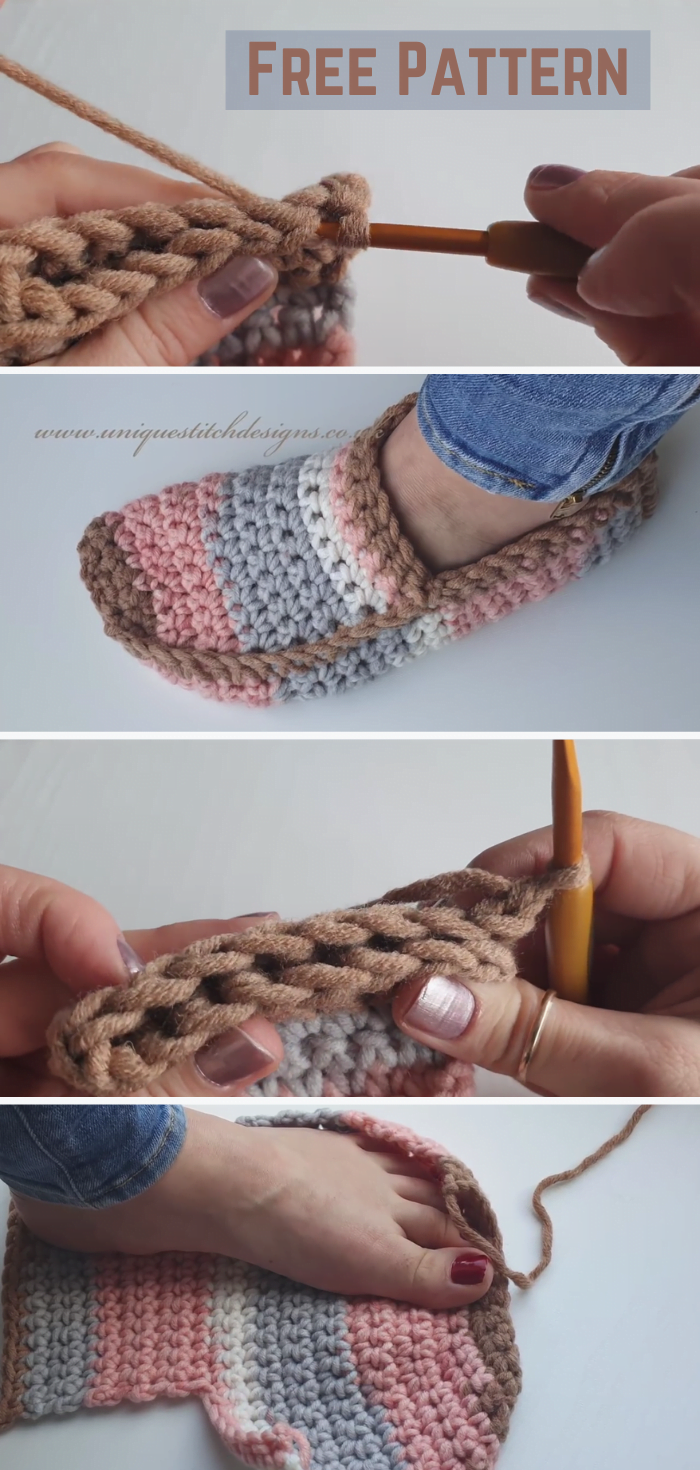 Crochet Unisex Slipper Socks