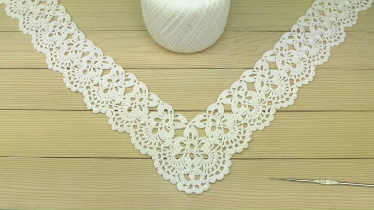 Crochet Border for Doily Tablecloth pattern