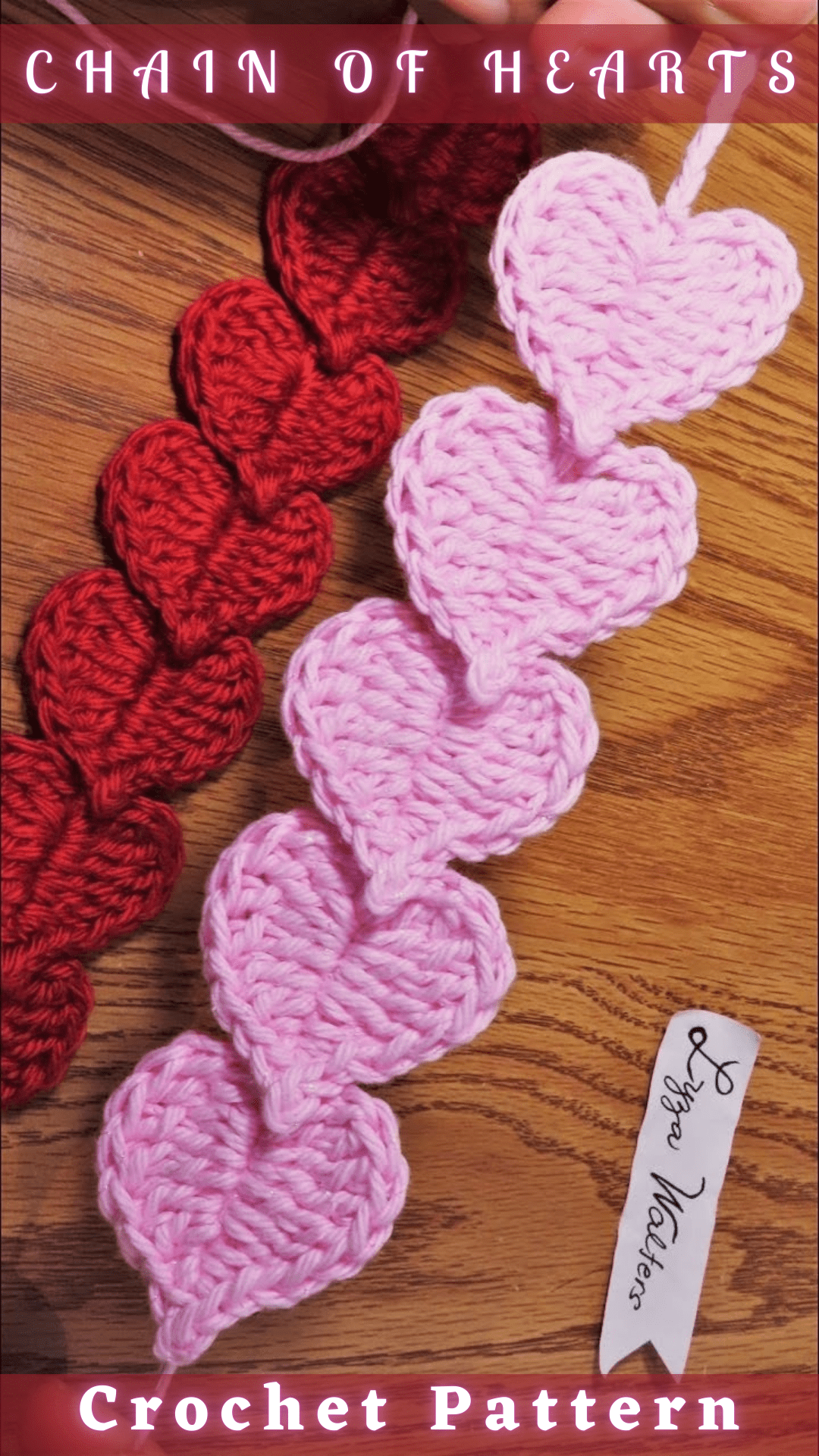 Easy To Crochet Miniature Hearts