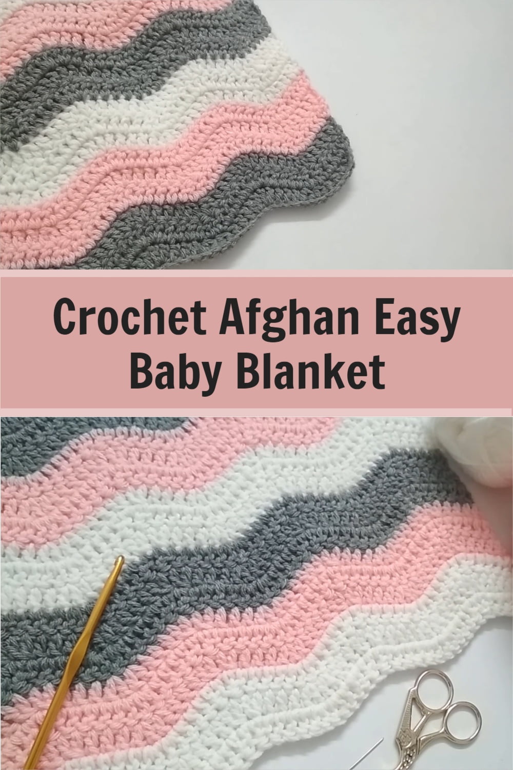 How to Crochet Afghan Easy Baby Blanket