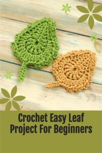 5 Minute Crochet Leaf