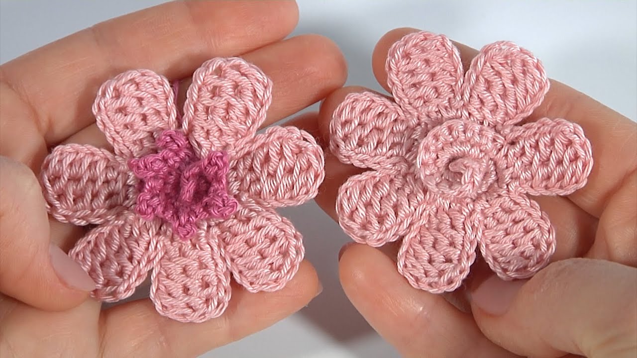 Tunisian Crochet Flower Pattern Crocheted World