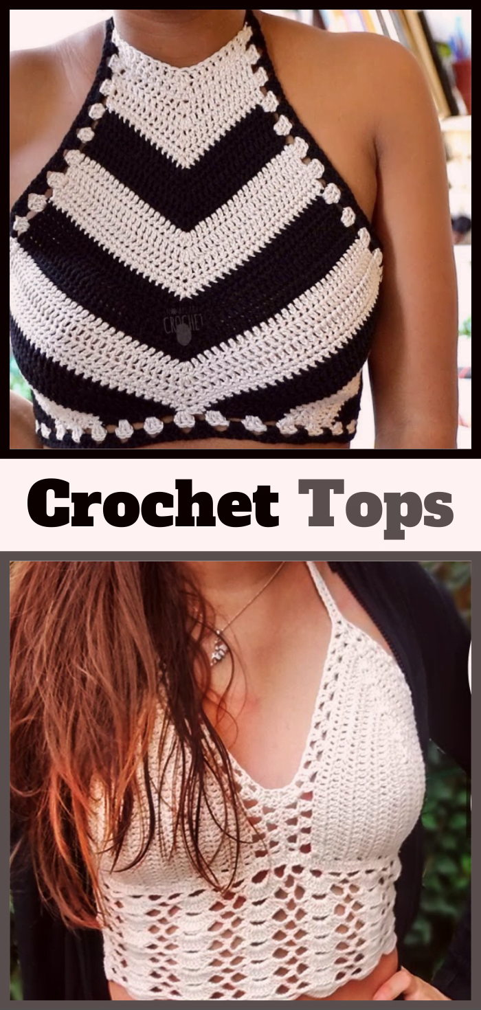 Latest Crochet Blouse & Top Pattern Ideas - Crop Shirts & Top