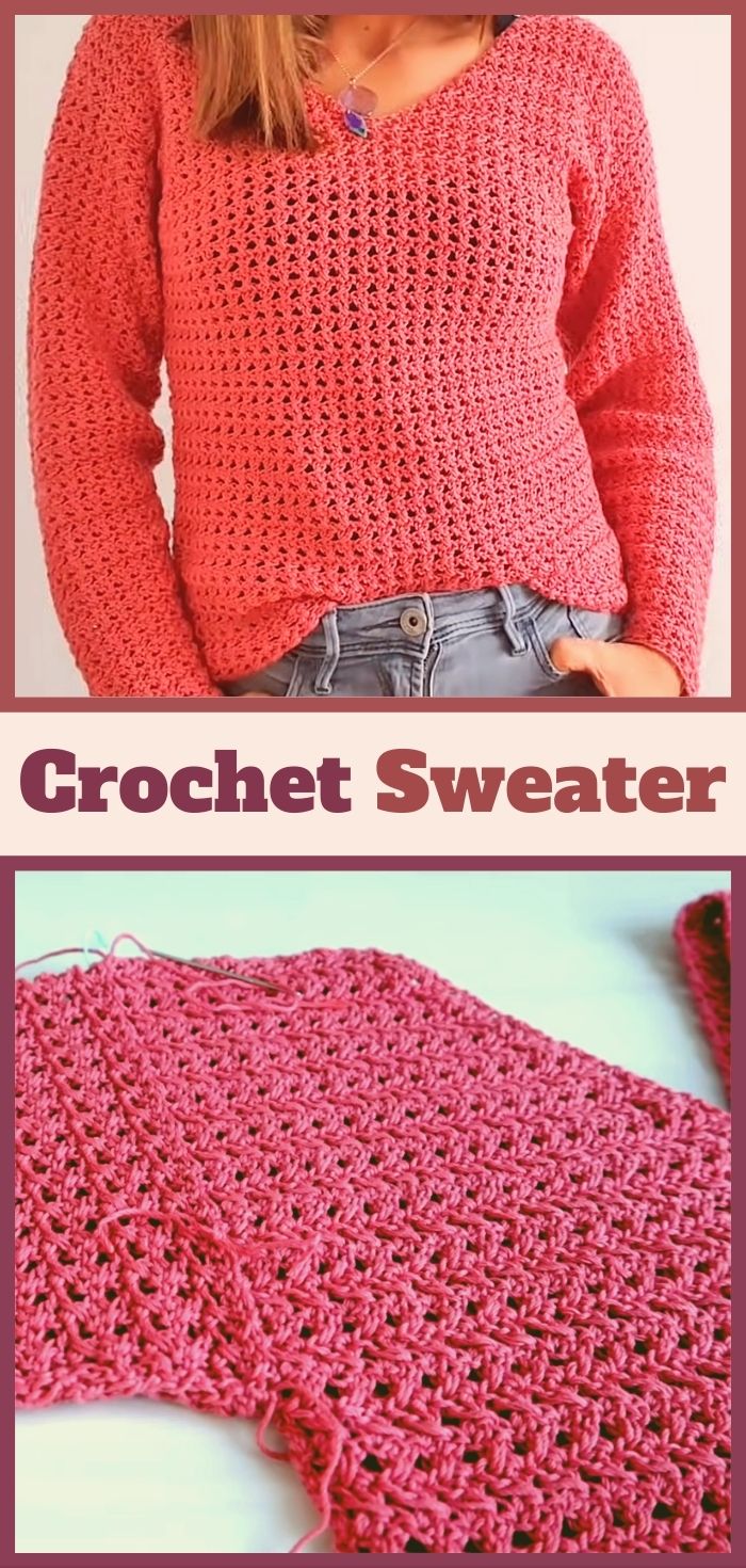 Sueter rectangular a cheap crochet