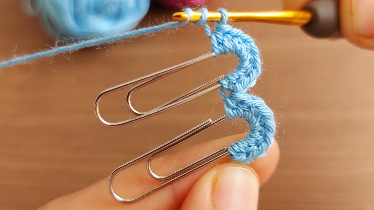 Super Easy Crochet with a Paperclip Crocheted World