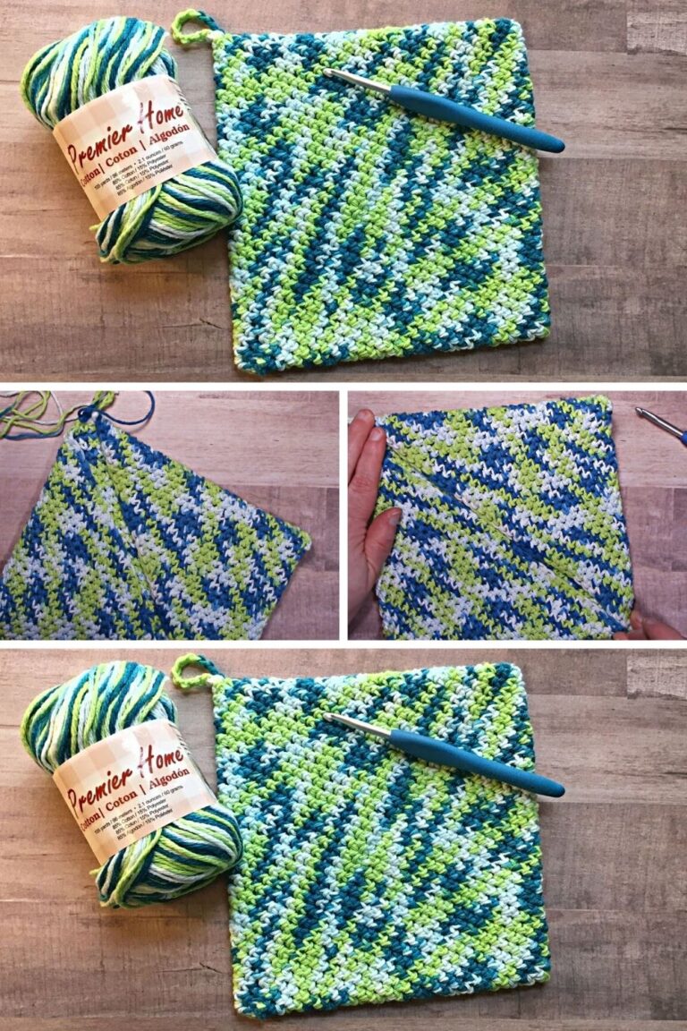 How to Crochet a Double Thick Hotpad Crocheted World