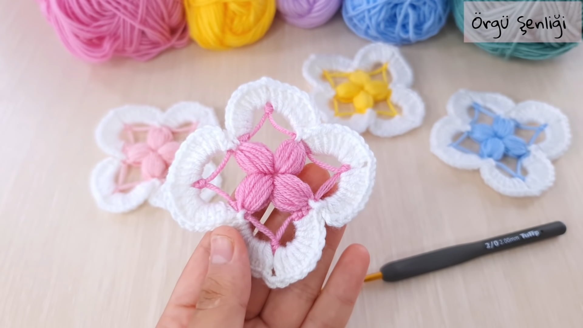 Crochet Miniature Flower Project