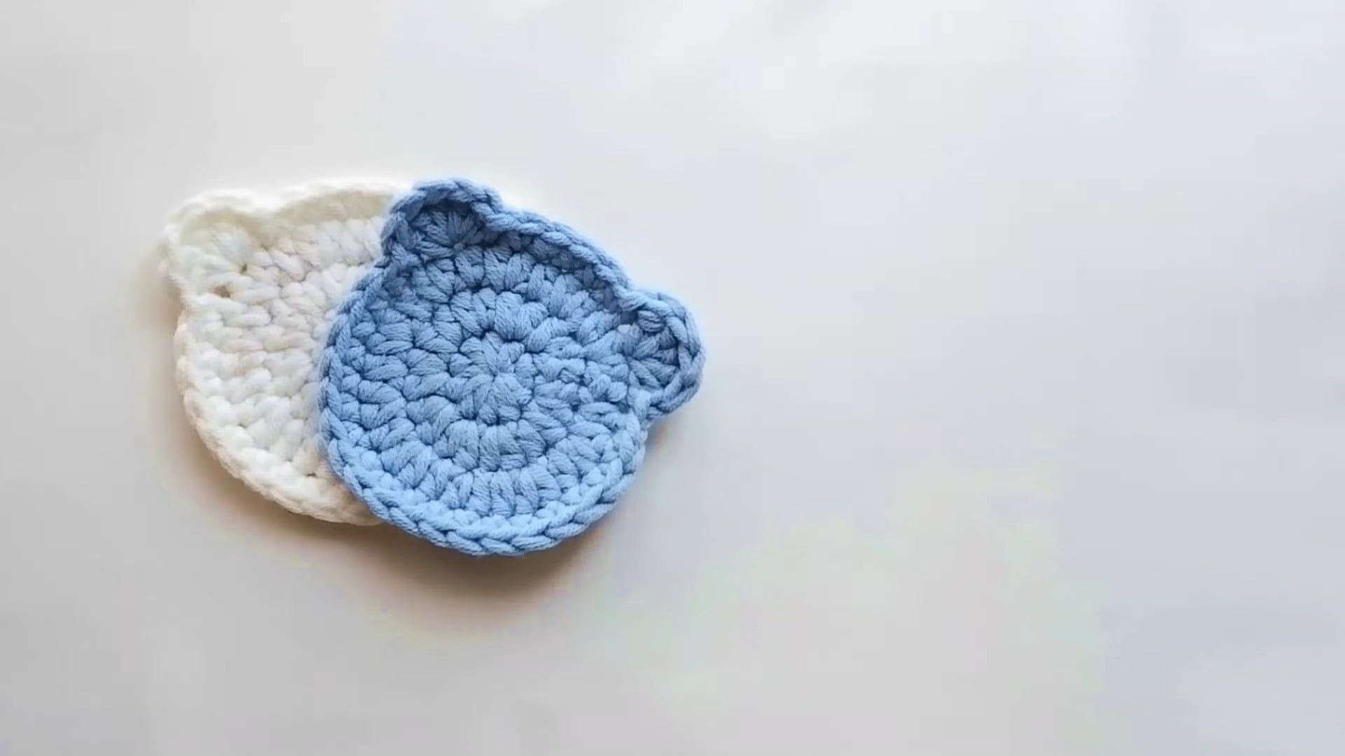 Crochet Bear Coaster Pattern