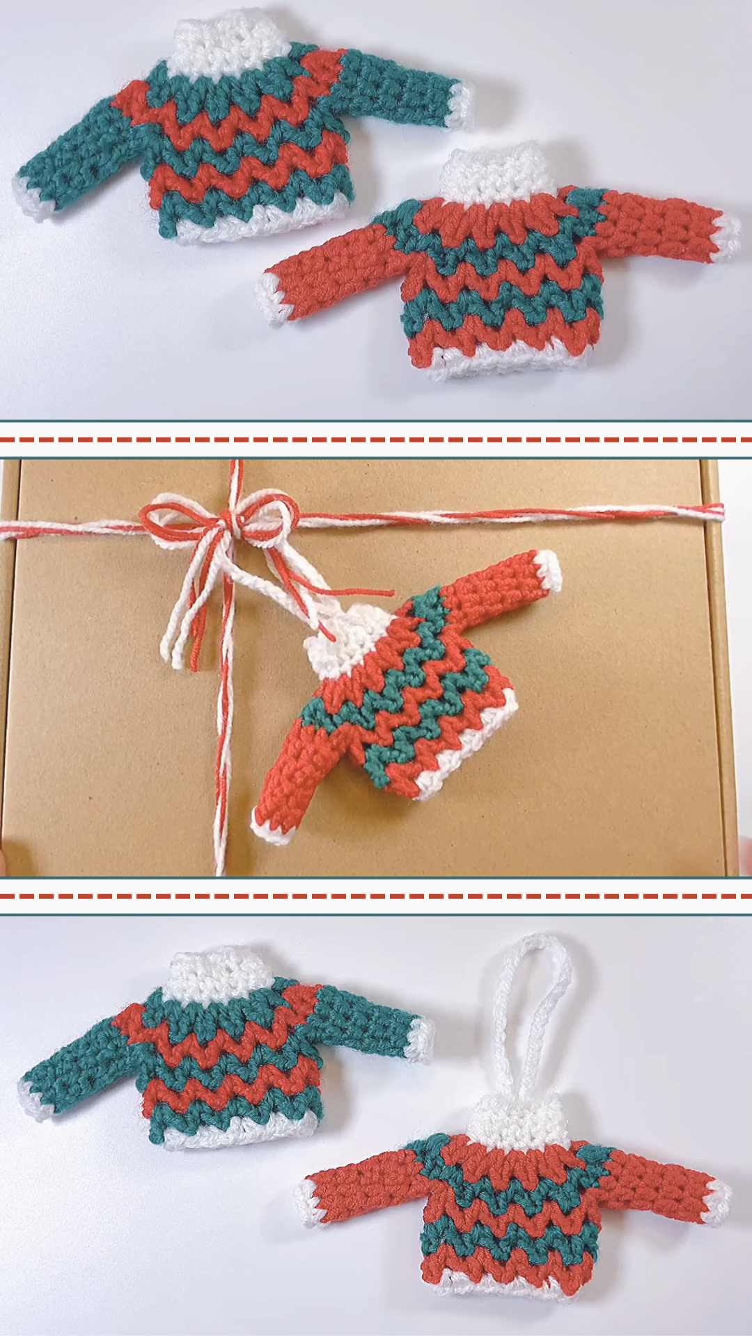 Easy Crochet Christmas Ornament Pattern