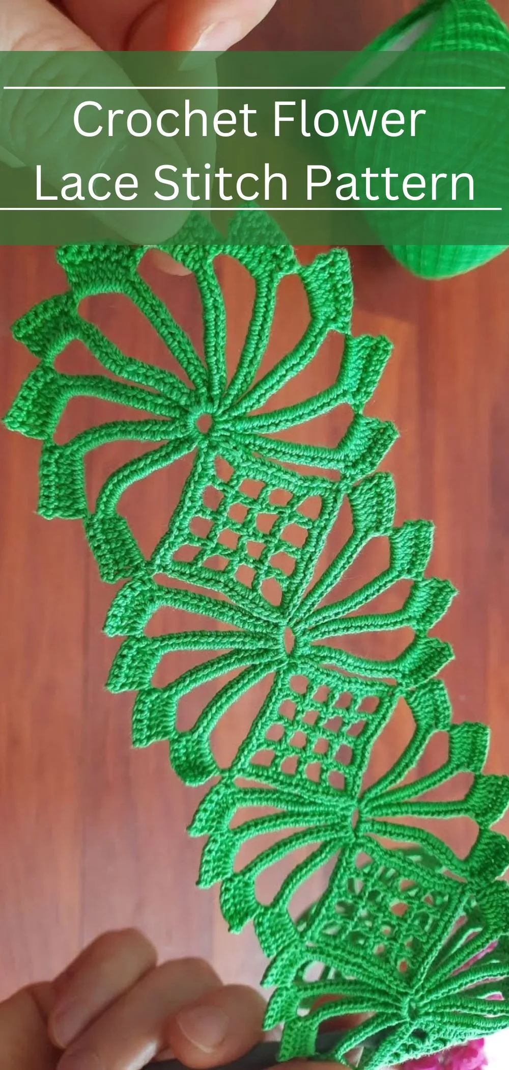 Such A Beautiful Crochet Flower Lace Stitch Pattern can be done by beginners. You will use simple crochet techniques in this project.