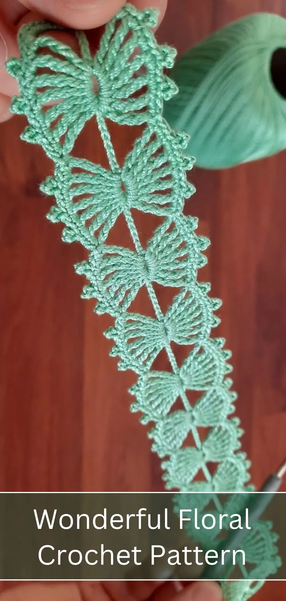 Easy to Crochet Lace Ribbon, Crochet Flower in the Box