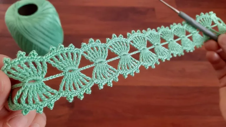 Such A Wonderful Floral Crochet Pattern can be done by beginners. You will use simple crochet techniques in this project.
