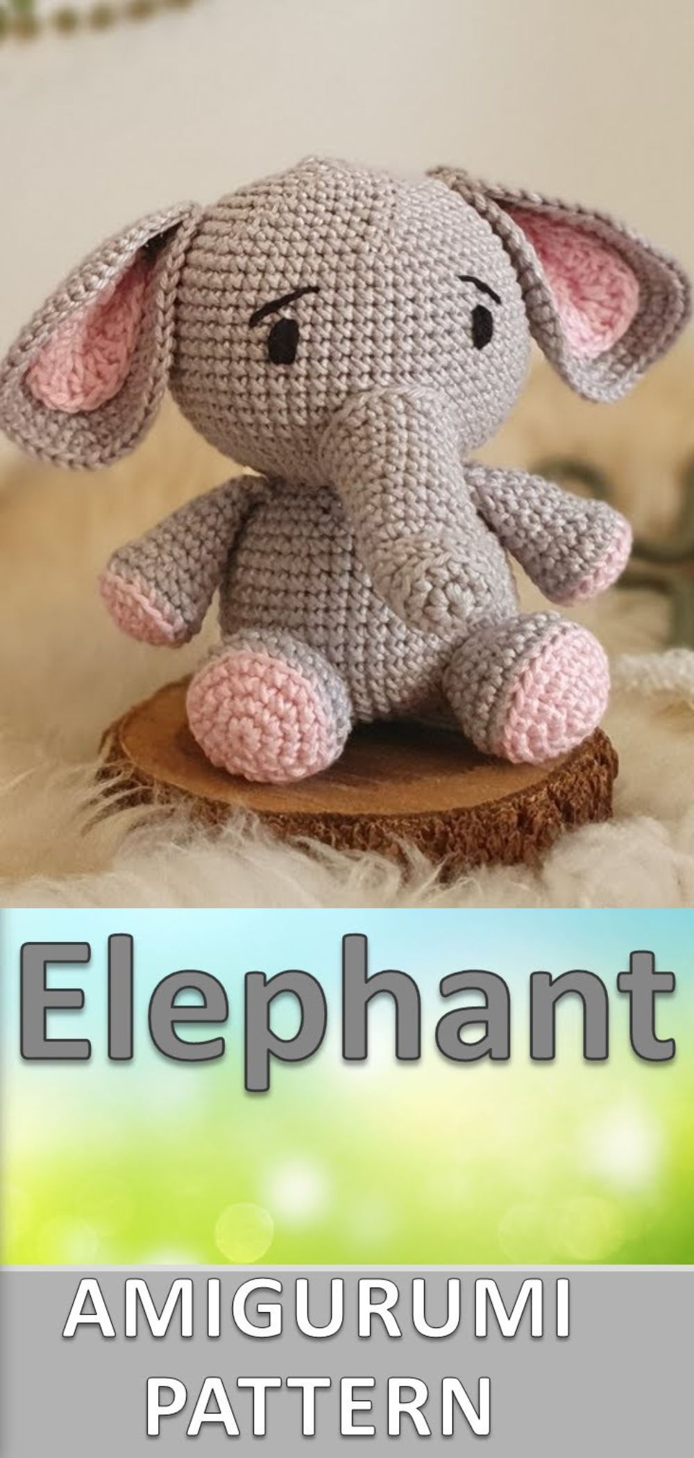 Free Crochet Elephant Amigurumi Pattern