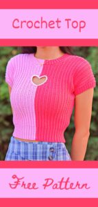 Crochet The Women S Heart Top Crocheted World