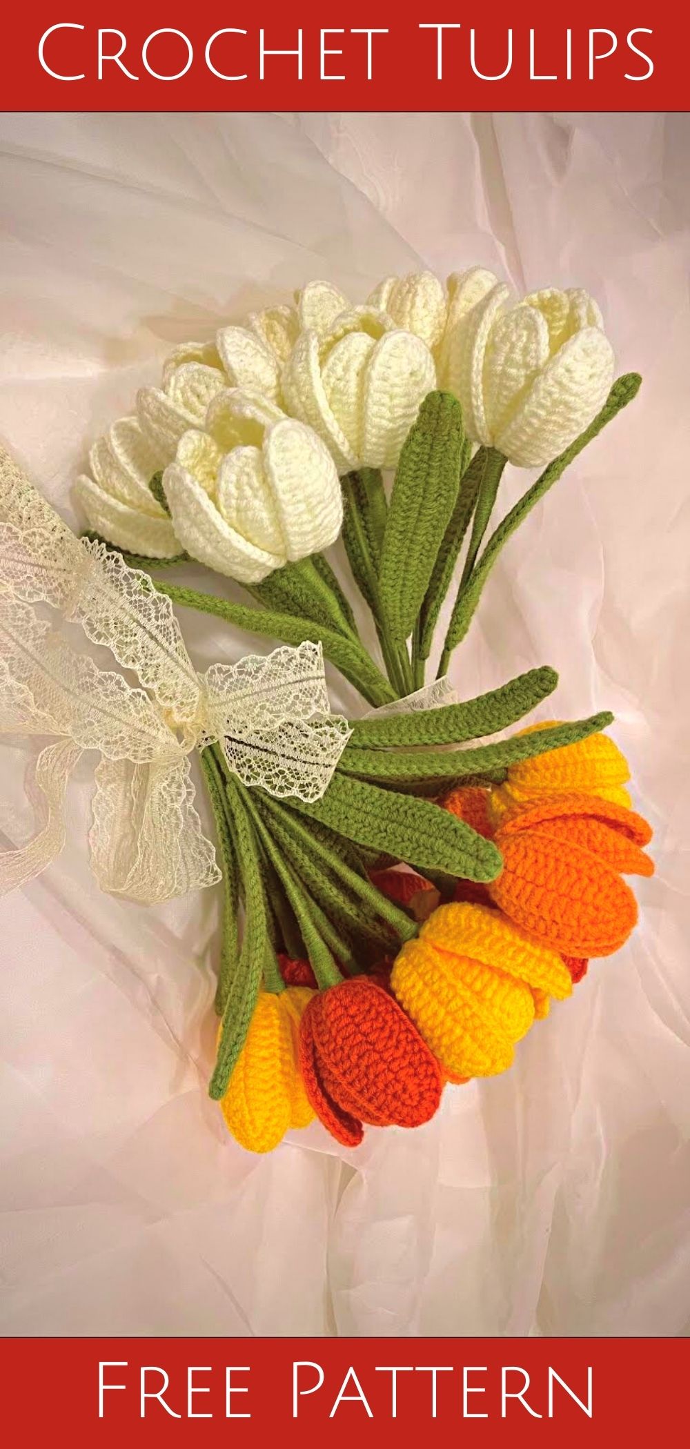 How To Crochet Tulips Easily