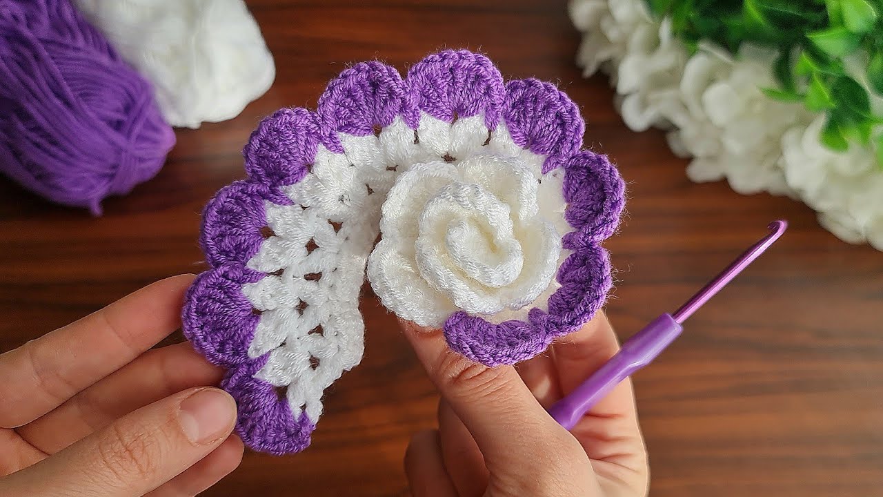 Beginner-Friendly Crochet Rose Pattern - Crocheted World