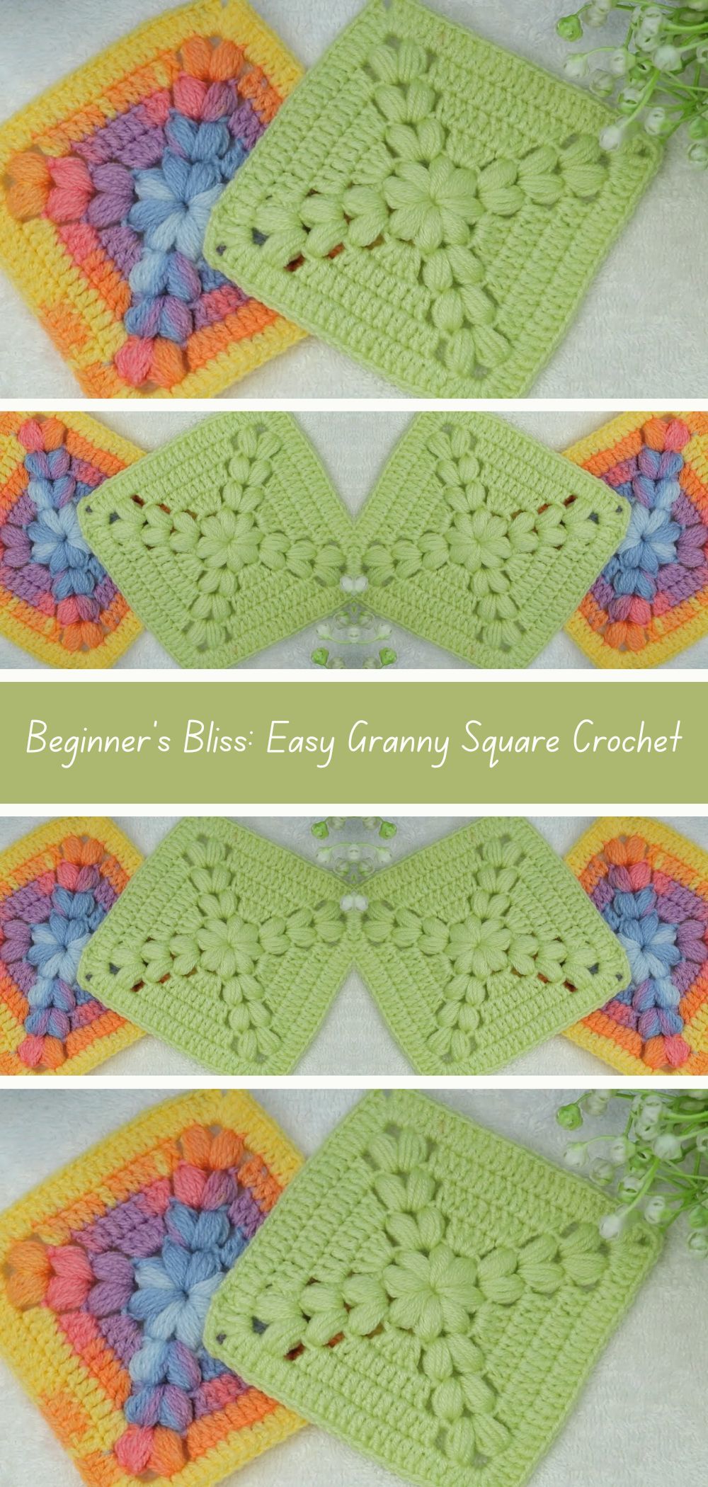 Beginner's Bliss: Easy Granny Square Crochet Tutorial