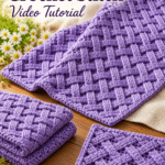 Celtic Weave Crochet Stitch Blanket