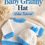 Crochet Baby Granny Hat